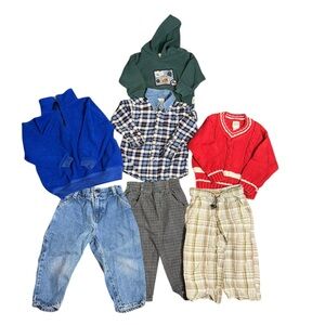 GAP Carters OshKosh Kids Bundle 7pc All Cotton 2T–XXS Retro Kids Vintage Toddler
